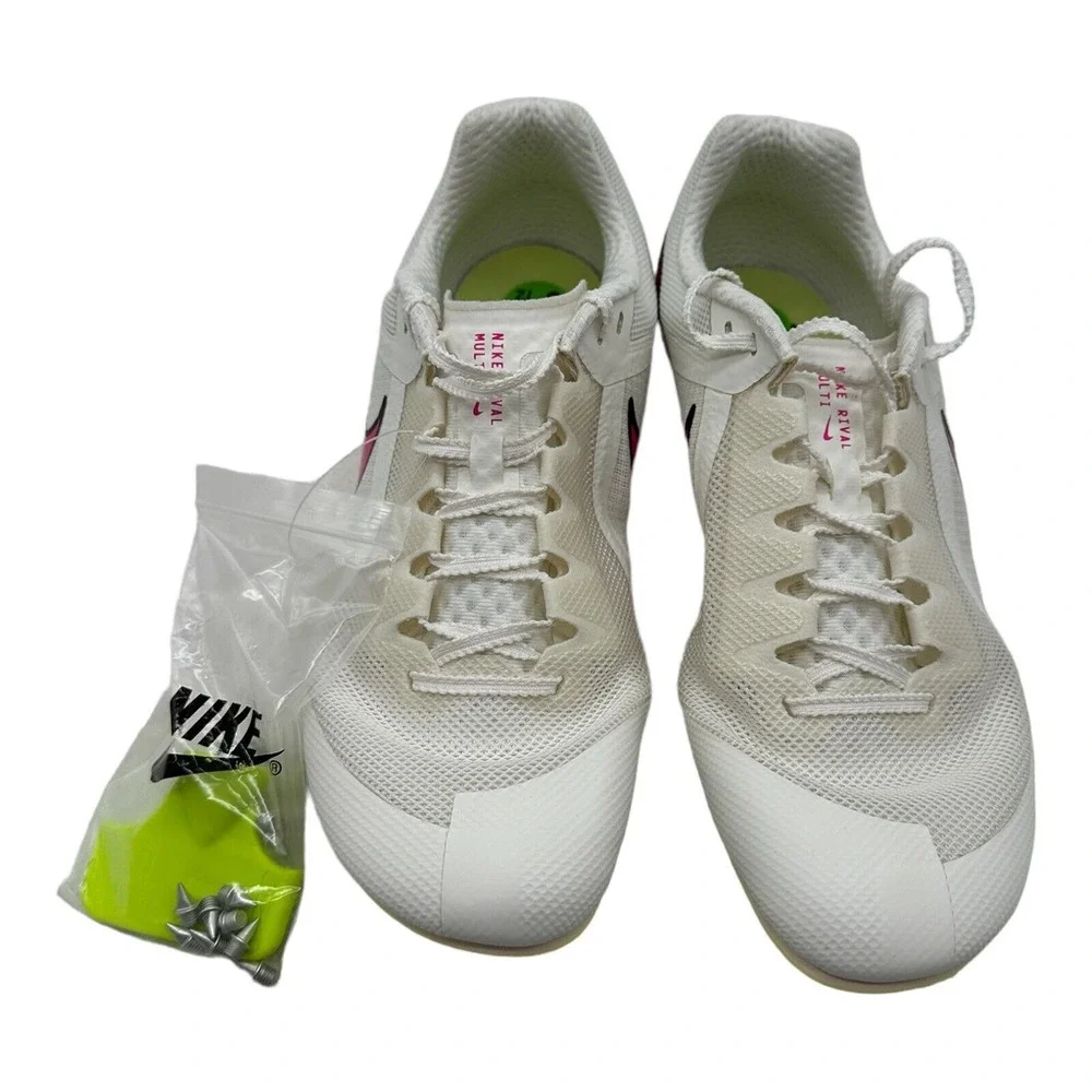 Nike Zoom Rival Multi Men's Track & Field Spikes Shoes Sail DC8749-101 Size 10.5